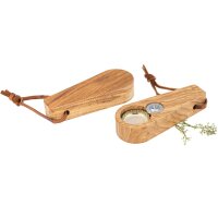 Elegant wooden bottle opener made of oiled oak with...