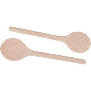 Kochlöffel aus Buche naturbelassen mit runder Laffe 12 cm