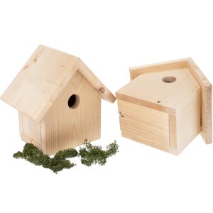 Spruce nesting box - entrance hole 32mm for tits, sparrows & nuthatches