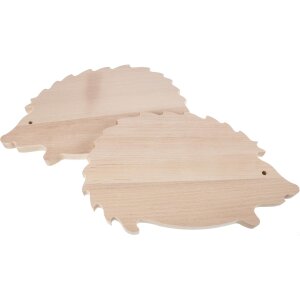 Hedgehog-Shaped Cutting Board – Beech Wood 36.5 x 22 x 2 cm | European Wood