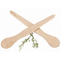 Traditioneller Senflöffel aus Buchenholz - 13 cm