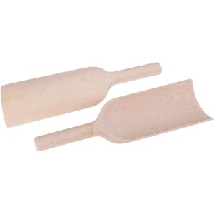 Flour scoop made of beech wood - 25 cm