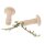 Kitchen miniatures tamping mushroom 2.8 cm with perforated handle