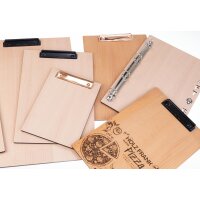 Holz Klemmbrett aus FSC® zertifzierter Buche | Viele...