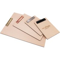 Holz Klemmbrett aus FSC® zertifzierter Buche | Viele Varianten