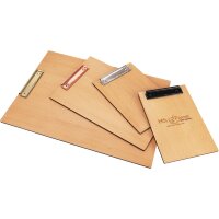 Holz Klemmbrett aus FSC® zertifzierter Buche | Viele Varianten