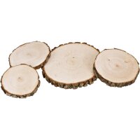 Rindenscheibe Erle rund ca. 56 - 60 x 3 cm