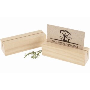 Table stand / table display made of ash wood 3 x 3 cm 10 cm