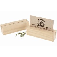 Table stand / table display made of ash wood 3 x 3 cm 10 cm