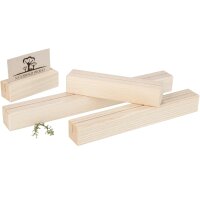 Table stand / table display made of ash wood 3 x 3 cm 10 cm