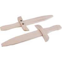 Spruce wood play swords - for imaginative adventures - Sword 33 cm