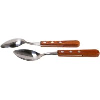 Esslöffel mit Holzgriff ca. 19 cm