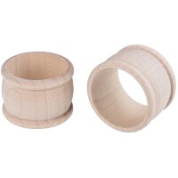 Wooden napkin ring turned from maple - D.4,5 cm
