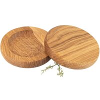 Holz-Schälchen aus Geölter Eiche für Geld...