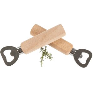 Flaschenöffner / Kapselheber mit Edelstahl Klinge - FSC® Buche Griff unbehandelt