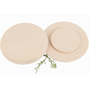 Bierdeckel / Glasabdeckung aus FSC® zertifiziertem Buchenholz