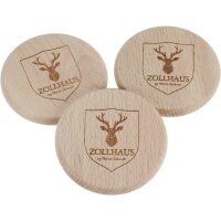 Bierdeckel aus FSC®-zertifiziertem Buchenholz – Nachhaltige Glasabdeckung