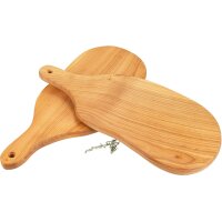 Natural chopping board with handle made of oiled cherry...