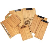 Holz Klemmbrett aus Eiche FSC® geölt DIN A4...