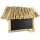 Rustic chalkboard made of driftwood - house-shaped and handmade