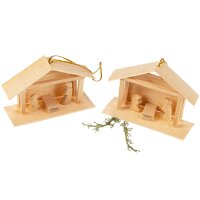 Hand-carved Christmas tree decorations | Nativity scene...