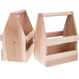 Wooden beer carrier made of FSC® certified raw alder