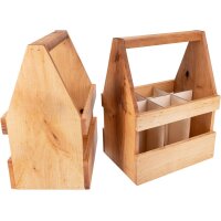 Holz Bierträger aus FSC® zertifizierter Erle...