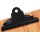 - Large black clip